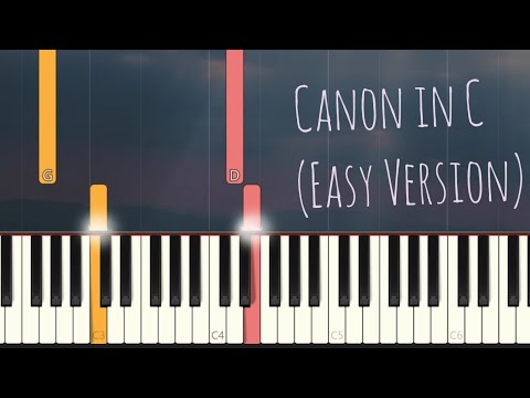 Canon in C | Simple Piano Pop Songs (Synthesia Tutorial)