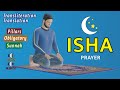 How to Pray Isha prayer - Full instructions -Subtitle EN/AR