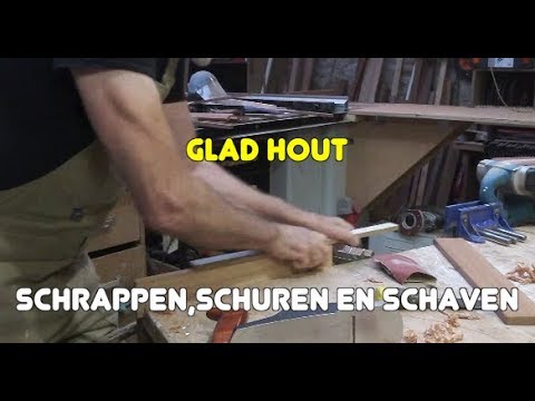 Timmertip 786  Hoe krijg je hout glad met schrappen,schuren,schaven