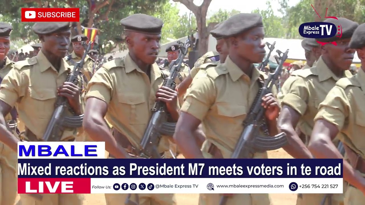 Mixed reactions as President Museveni meets voters in the middle of the road in Mpigi 