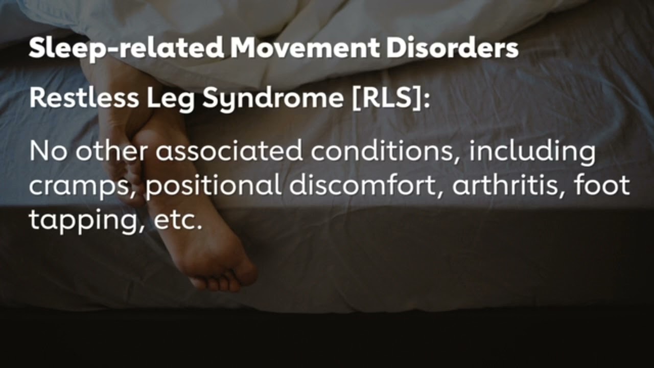 Restless Leg Syndrome and PLMD: Definition and Diagnosis