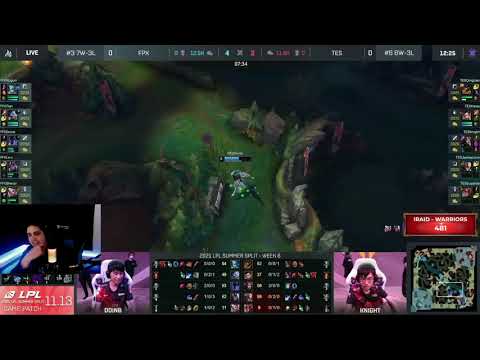 FPX Tian Stalls TES to Win Teamfight