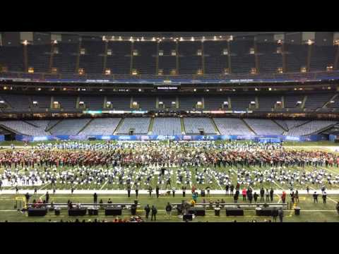 Mass Band Rehearsal (Video 1) for Halftime Show of the 2016 Allstate Sugar Bowl XII