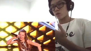COURTNEY HADWIN | I Got You (I Feel Good) | SEMI FINALS The Voice Kids UK 2017 | REACTION!