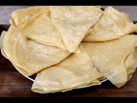 Recette de trid, rougag, crepes fines algeriennes / How to make Algerian thin pancakes