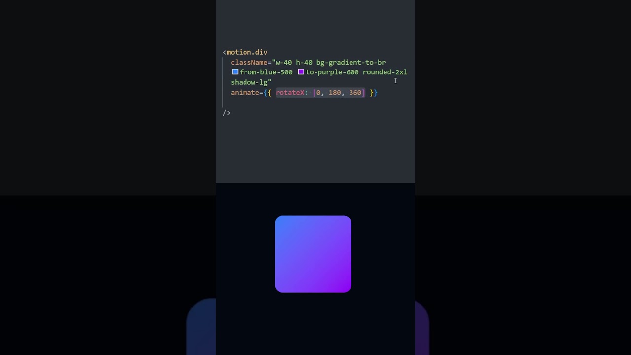 Create 3D Card Animation with Framer Motion #tailwindcss #coding #react #tutorial #web #javascript