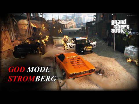 GOD mode vehicle gta | 5 star chasing | unlimited ammo | not breakable | nightmare for police