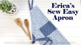 Erica&#39;s Sew Easy Adjustable Apron // TUTORIAL!