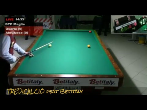 CAVAZZANA vs MARTINELLI - 3^ PROVA BILIARDO  BTP 2016 MAGLIE