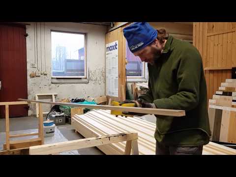 Husbygge del 15 - Målning av ribbtak med lasyr - 12 NOVEMBER