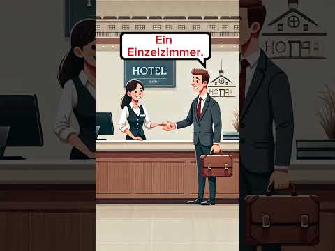 Ein Zimmer reservieren im Hotel 🏨 #deutschkurs #deutsch #deutschlernen #lernen #deutschlernen