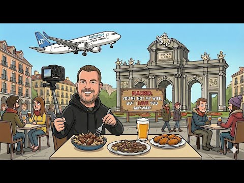 I Flew to Madrid Just for Lunch! (Lisbon to Madrid Day Trip)