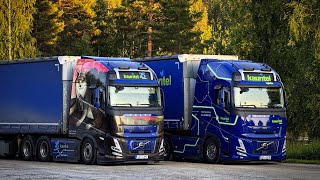 POV Driving Volvo Aero FH540 - Sweden, Stockholm E18