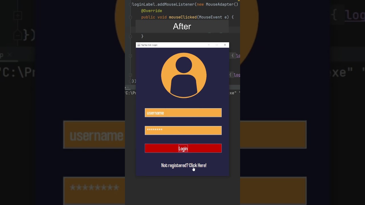 I improved my old Login GUI to look more modern in Java