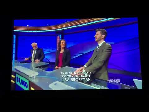 Jeopardy, short end-credits - Sid Katz Day 2 (3/17/20)