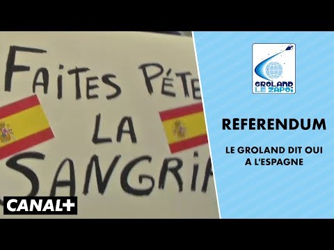 Référendum : le Groland vote "OUI" pour son rattachement à l'Espagne - Groland Le Zapoï - CANAL+
