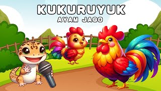 Kukuruyuk, Lagu Anak Indonesia 🐓 Belajar Bernyanyi Dan Anak Gembira | Kukuruyuk Ayam Jago Namanya