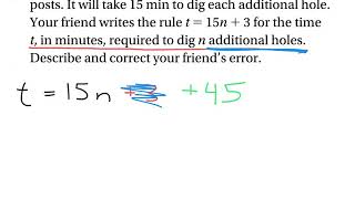 Alg 1 Pgs. 264-265 #6