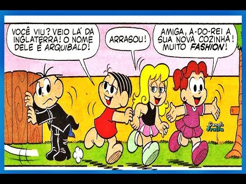 Turma - A cozinha nova da Mônica - Gibis Quadrinhos Turma da Mônica