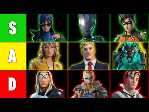 Ranking EVERY Tier 1 Fortnite Battle Pass Skin!