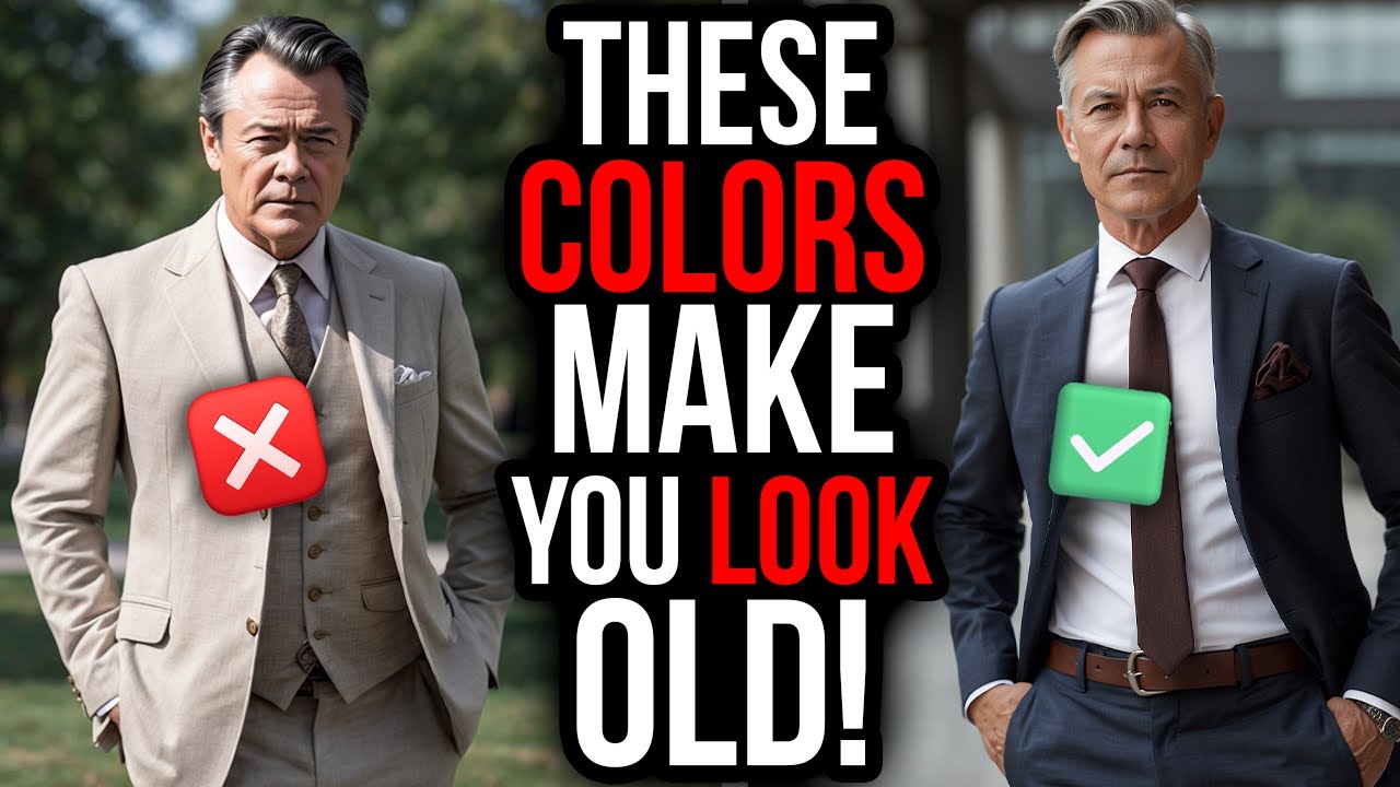 STOP Wearing These AGINGS Colors After 40 (Upgrade Your Wardrobe Like a Gentleman)