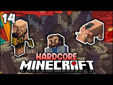 Surviving Nether Bastion in Minecraft Hardcore! (Ep.14)