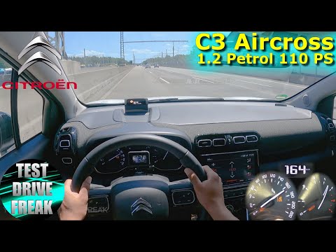 2022 Citroen C3 Aircross 1.2 PureTech 110 PS HIGH SPEED AUTOBAHN DRIVE POV