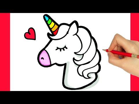 HOW TO DRAW A UNICORN - YouTube