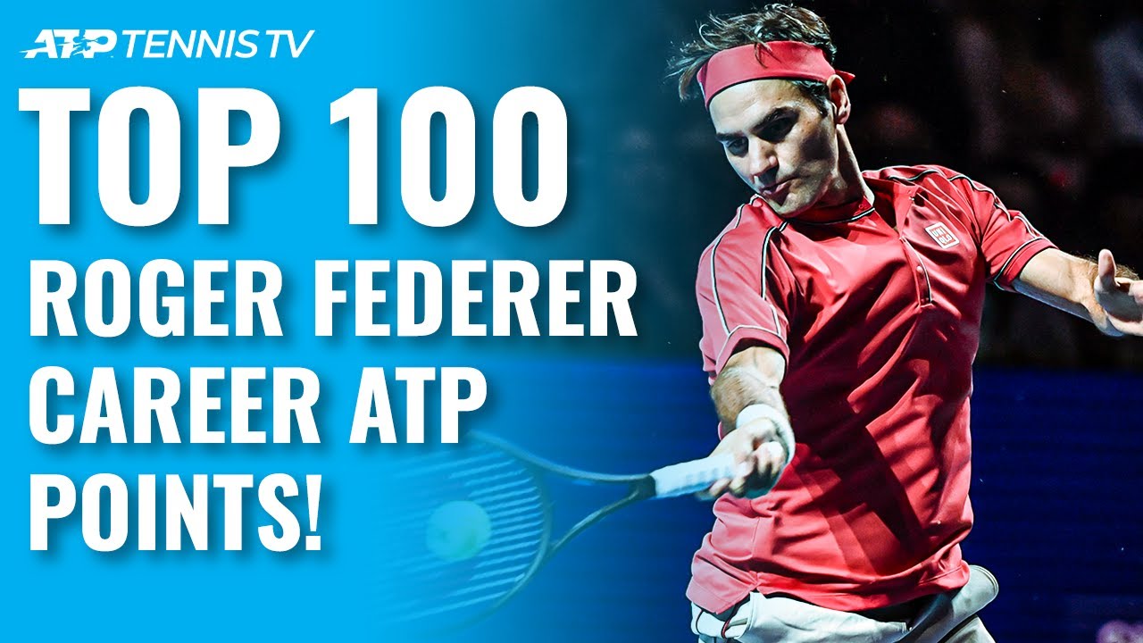 Top 100 Roger Federer Career ATP Points!