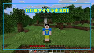 【第一回】現実から逃れて自分の理想郷を作る【マイクラ実況#1】