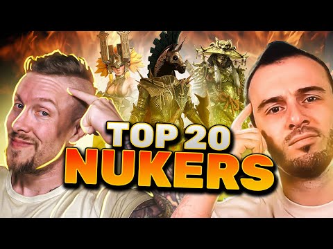 Top 20 Hyrdra Clan Boss Nukers AFTER Changes (Ranked 20 to 1)