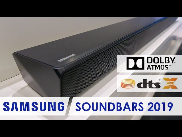 SAMSUNG Dolby Atmos SOUNDBARS HW-Q90R, HW-Q80R, HW-Q70R, HW-Q60R (2019)