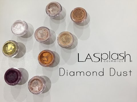 LA Splash Diamond Dust Swatches - High quality loose Pigments!