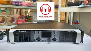 Video thumbnail for Power Amplifier Yamaha PX 10 dengan DSP ,2 × 1000 watt #yamahaproaudio #px10 #poweramplifier by Borneo Brother Audio