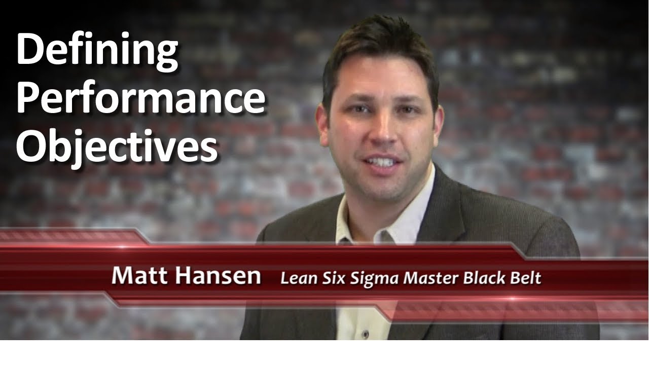 6-08: Defining Performance Objectives