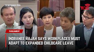 Indranee Rajah says workplaces must adapt to expanded childcare leave