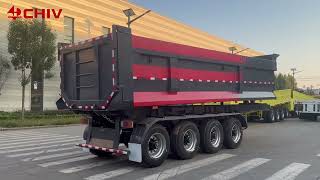 New CHIV Trailer 4 Axles 40 Ton End Tipper Semi Trailer tipper semi-trailer | Image 4 - Autoline