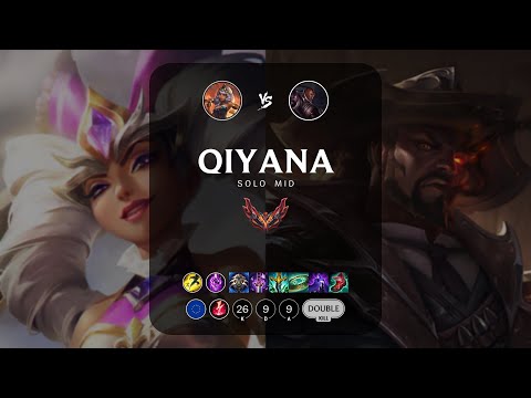 Qiyana Mid vs Lucian - EUW Grandmaster Patch 14.8