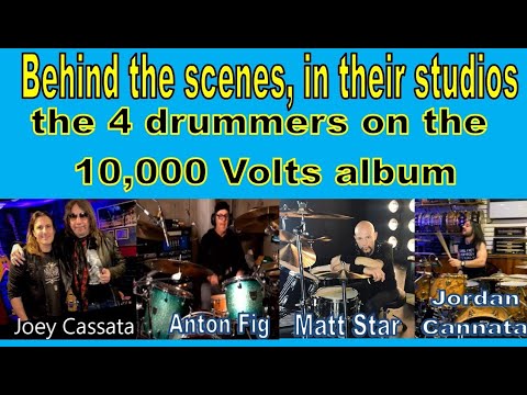 Thumbnail for Behind the scenes, in their studios, the 4 drummers recording songs for Ace's 10000 volts album by J.O.E., Son Volt