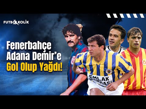 Fenerbahçe Adana Demir'e Gol Olup Yağdı! | 1991-92 Sezonu 22.Hafta Maçları
