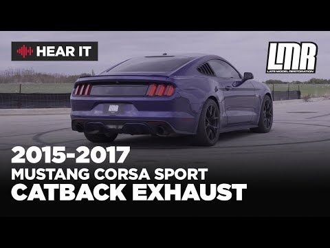 S550 Mustang Exhaust Sound Clips | Corsa Sport 3" Catback Exhaust & Headers (15-17)