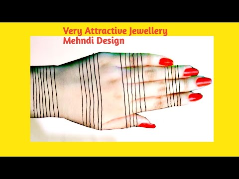 Latest Easy Jewellery Mehndi Design Banana Sikhe| New Mehndi Design By Afsana Shah