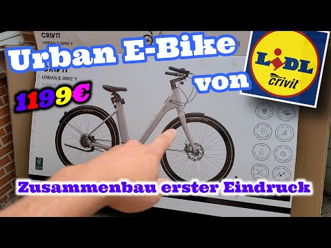 Lidl Crivit Urban E-Bike 🚲🔋🔌 [Y-X] 1199€ / kann das was?