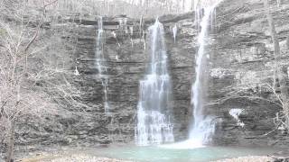 preview picture of video 'Arkansas Waterfalls (Triple, Hammerschmidt, Funnel, & Dewey Canyon)'