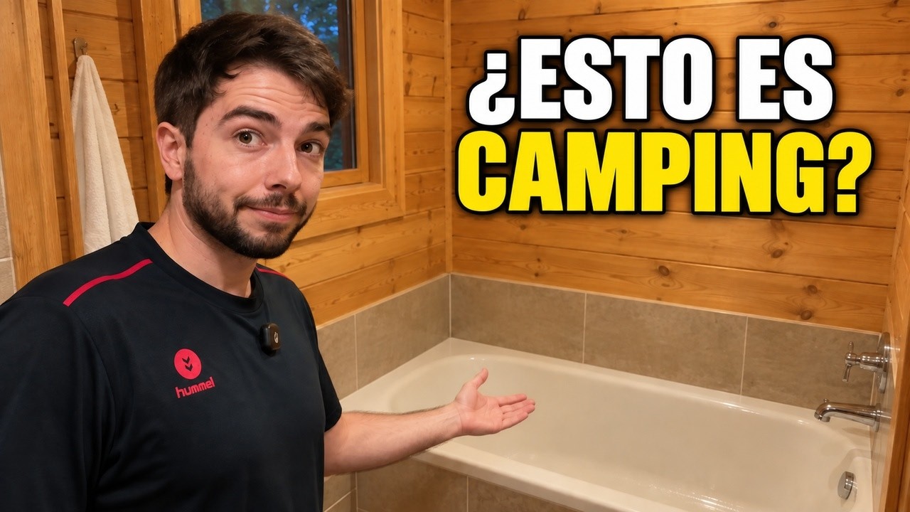 Nuestro primer camping en Japón… ¡la cabaña tenía agua termal!