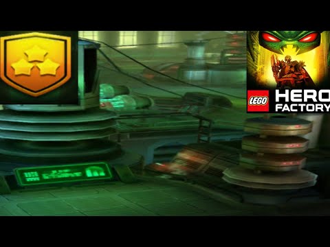 LEGO Hero Factory Brain Attack - Power Plant All Gold Medals Walkthrough