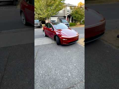 2026 Tesla Model Y Juniper Ultra Red | Ground Clearance Test & EV Sound