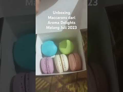 #unboxing #maccarons #aromadelights #malang #eastjava #theimmichef
