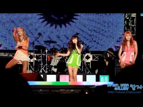 110727 YES,平昌實現我們的奇蹟 演唱會 飯拍 Orange Caramel - Bangkok City