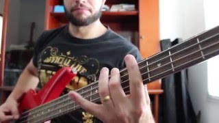 Pantera - The Art Of Shredding - Bass lesson with tabs